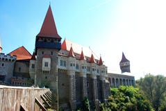 Castillo de Corvin de Rumania imágenes de archivo libres de regalías Castillo de Corvin de Rumania imágenes de archivo libres de regalías