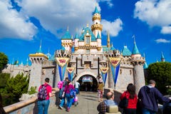 Castillo del rosa de Disneyland Castillo del rosa de Disneyland