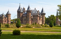 Castle De Haar ist, in der Provinz von Utrecht stockfotos Castle De Haar ist, in der Provinz von Utrecht stockfotos