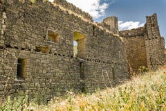 Castle of Hornillos de Cerrato Palencia, Castilla y Leon, Spain royalty free stock images Castle of Hornillos de Cerrato Palencia, Castilla y Leon, Spain royalty free stock images
