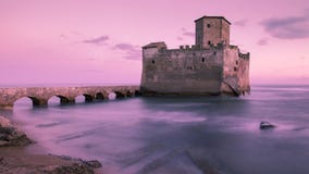 Castle On The Sea Stock Photography Castle On The Sea Stock Photography