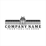 Castle symbol for history icon royalty free illustration Castle symbol for history icon royalty free illustration