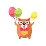 Cat Party Animal Icon stock de ilustración Cat Party Animal Icon stock de ilustración