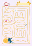 Cat`s Clew maze royalty free illustration Cat`s Clew maze royalty free illustration