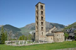 Catalan Romanesque Church Of The Vall De Boi Royalty Free Stock Photography