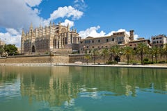 Catedral de Palma de Mallorca Foto de archivo Catedral de Palma de Mallorca Foto de archivo