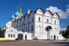 Catedral del anuncio en Kazan Kremlin imagenes de archivo Catedral del anuncio en Kazan Kremlin imagenes de archivo
