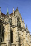 A catedral St Peter de Regensburg em Regenburg imagem de stock A catedral St Peter de Regensburg em Regenburg imagem de stock