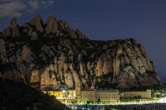 Catena montuosa di Montserrat La Catalogna, Spagna immagini stock libere da diritti Catena montuosa di Montserrat La Catalogna, Spagna immagini stock libere da diritti