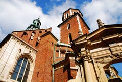 Cathedral At Wawel Hill In Cracow Royalty Free Stock Photos Cathedral At Wawel Hill In Cracow Royalty Free Stock Photos