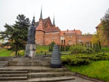 Cathedral Hill in Frombork royalty free stock photography Cathedral Hill in Frombork royalty free stock photography