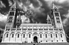 Cathedral, Pecs, Hungary stock images Cathedral, Pecs, Hungary stock images