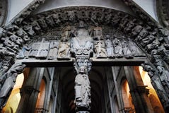 Cathedral in Santiago de Compostela stock image Cathedral in Santiago de Compostela stock image