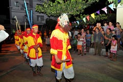 Cau Ngu festival in Vietnam, which is also called Whale festival, is the biggest festival for fisherman who demand for air windles Stock Image Cau Ngu festival in Vietnam, which is also called Whale festival, is the biggest festival for fisherman who demand for air windles Stock Image