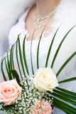 Caucasian Bride Close-up Royalty Free Stock Photography