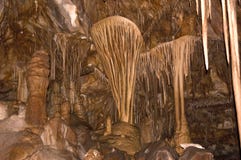 Cave Column From Lehman Cave Stock Photo