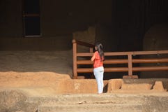 Caverne d'Elephanta dans Mumbai Inde photographie stock Caverne d'Elephanta dans Mumbai Inde photographie stock