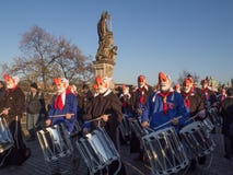 Celebración del 29no aniversario de la revolución de terciopelo en Praga fotografía de archivo Celebración del 29no aniversario de la revolución de terciopelo en Praga fotografía de archivo