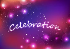 Celebration, Bokeh stars, fantasy glowing fireworks, light exploding festive party holiday event abstract background vector royalty free illustration Celebration, Bokeh stars, fantasy glowing fireworks, light exploding festive party holiday event abstract background vector royalty free illustration