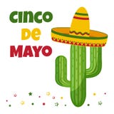 Celebration card for Cinco de Mayo. Holiday in Mexico. Vector vector illustration Celebration card for Cinco de Mayo. Holiday in Mexico. Vector vector illustration