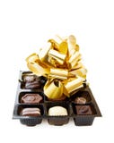 Celebration of a special day with fine chocolates Royalty Free Stock Photography Celebration of a special day with fine chocolates Royalty Free Stock Photography