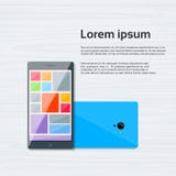 Cell Smart Phone Colorful Icon Flat Vector Stock Photography Cell Smart Phone Colorful Icon Flat Vector Stock Photography