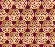 Celtic plexus ornament. Rosette pattern, interlaced lines in a floral motif, isolated on a dark background. vector illustration Celtic plexus ornament. Rosette pattern, interlaced lines in a floral motif, isolated on a dark background. vector illustration
