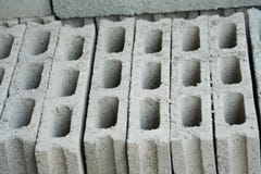 Hollow Brick Wall Texture Background Stock Image - Image of cement