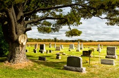 Cementerio de la pradera imágenes de archivo libres de regalías Cementerio de la pradera imágenes de archivo libres de regalías