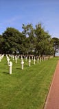 Cementerio del americano de Normandía imágenes de archivo libres de regalías Cementerio del americano de Normandía imágenes de archivo libres de regalías