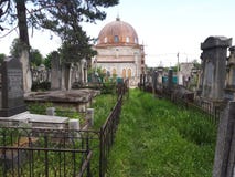 Cementerio judío en Chernivtsi imagenes de archivo Cementerio judío en Chernivtsi imagenes de archivo