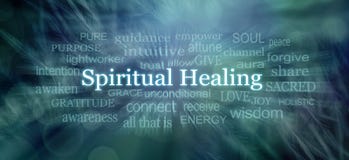 Words associated with Spiritual Healing Word Cloud