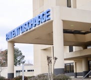 Centre de décharge de patient hospitalisé image stock Centre de décharge de patient hospitalisé image stock