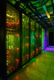 Centro de datos, sitio del servidor tecnología de la telecomunicación de Internet y de la red foto de archivo libre de regalías Centro de datos, sitio del servidor tecnología de la telecomunicación de Internet y de la red foto de archivo libre de regalías