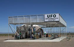 Centro de la atalaya y de información del UFO en Colorado foto de archivo Centro de la atalaya y de información del UFO en Colorado foto de archivo