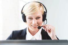 Centrum Telefoniczne Operator obrazy stock Centrum Telefoniczne Operator obrazy stock
