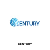 century logo isolated on white background for your web, mobile a stock illustration century logo isolated on white background for your web, mobile a stock illustration