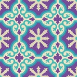 Ceramic floor tile mosaic pattern with decoration royalty free illustration Ceramic floor tile mosaic pattern with decoration royalty free illustration