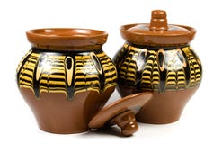Ceramic Jars Stock Image