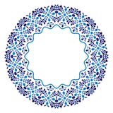 Ceramic tile pattern. Decorative round ornament. White background with art frame. Islamic, indian, arabic motifs vector illustration Ceramic tile pattern. Decorative round ornament. White background with art frame. Islamic, indian, arabic motifs vector illustration