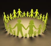 Cerchio di famiglie royalty illustrazione gratis Cerchio di famiglie royalty illustrazione gratis