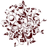 Cercle floral illustration de vecteur Cercle floral illustration de vecteur