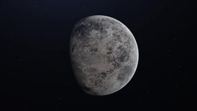 Ceres dwarf planet in its own orbit in the outer space. 3D render stock illustration Ceres dwarf planet in its own orbit in the outer space. 3D render stock illustration