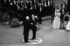 CERIMONIA DEL PREMIO NOBEL A STOCCOLMA SVEZIA fotografie stock libere da diritti CERIMONIA DEL PREMIO NOBEL A STOCCOLMA SVEZIA fotografie stock libere da diritti