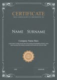 Certificate flourishes elegant vintage vector stock illustration Certificate flourishes elegant vintage vector stock illustration