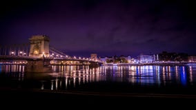 Chain Bridge in Budapest stock photo Chain Bridge in Budapest stock photo