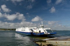 Chain Ferry Across Poole Harbour Near Sandbanks, Dorset Royalty Free Stock Photos Chain Ferry Across Poole Harbour Near Sandbanks, Dorset Royalty Free Stock Photos