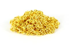 chain guldhalsband Royaltyfri Bild chain guldhalsband Royaltyfri Bild