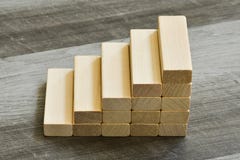 Challenge / Goal Concept - Stairway Upwards Of Building Blocks O royalty free stock photos Challenge / Goal Concept - Stairway Upwards Of Building Blocks O royalty free stock photos