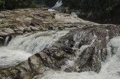 Chamang-Wasserfall, Bentong, Malaysia stockfoto Chamang-Wasserfall, Bentong, Malaysia stockfoto